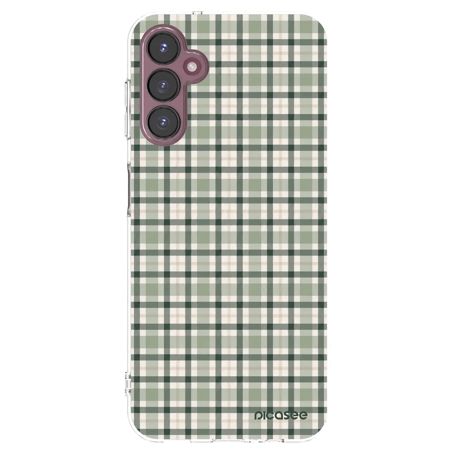 Picasee átlátszó szilikon tok az alábbi mobiltelefonokra Samsung Galaxy A05s A057G - Sage Tartan