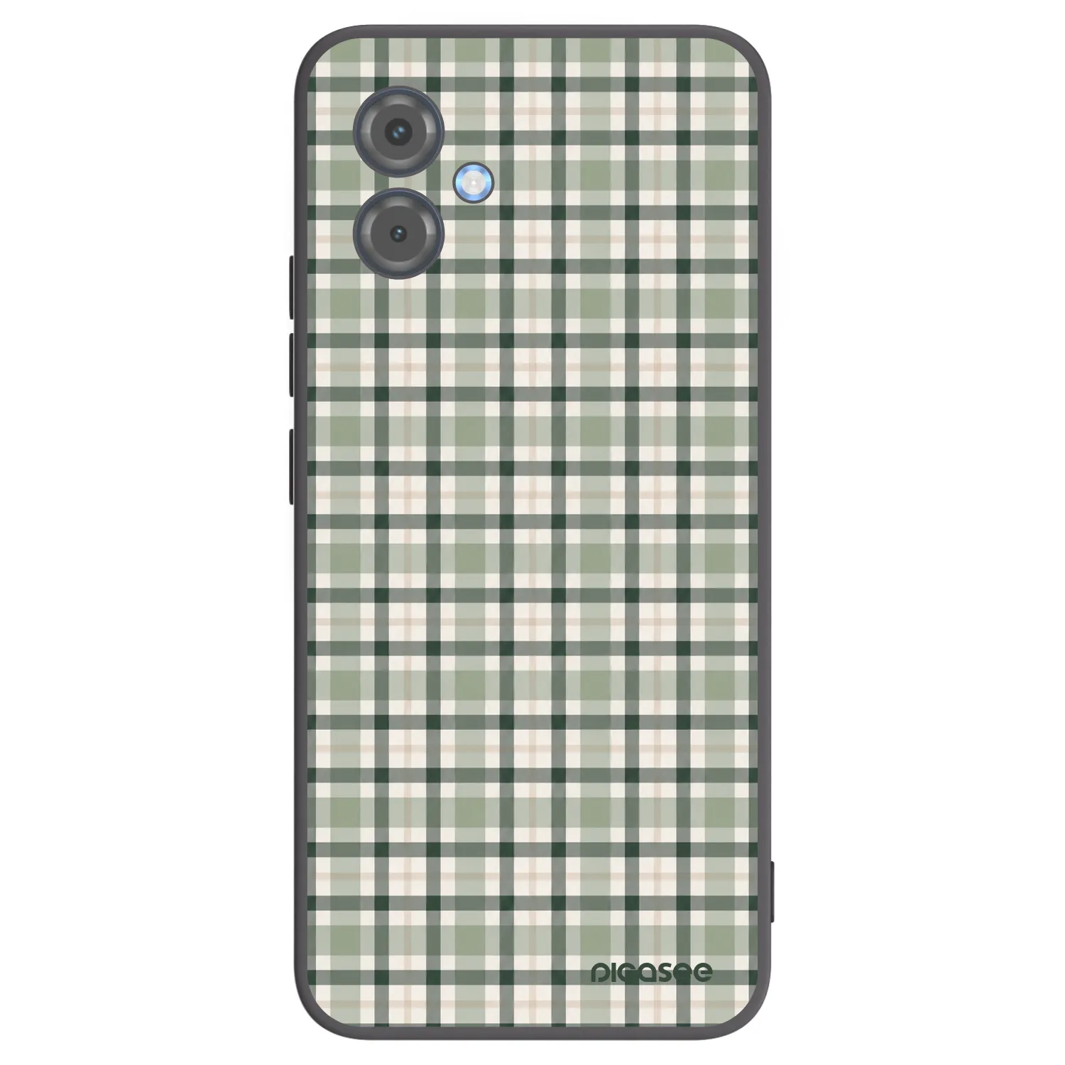 Picasee fekete szilikon tok az alábbi mobiltelefonokra Motorola Moto G14 - Sage Tartan
