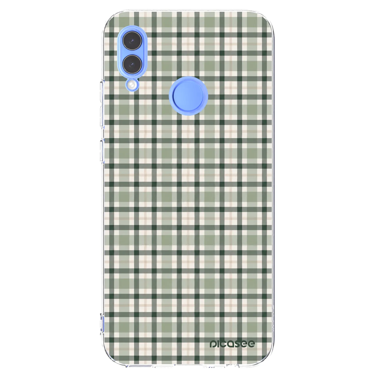 Picasee átlátszó szilikon tok az alábbi mobiltelefonokra Honor 10 Lite - Sage Tartan