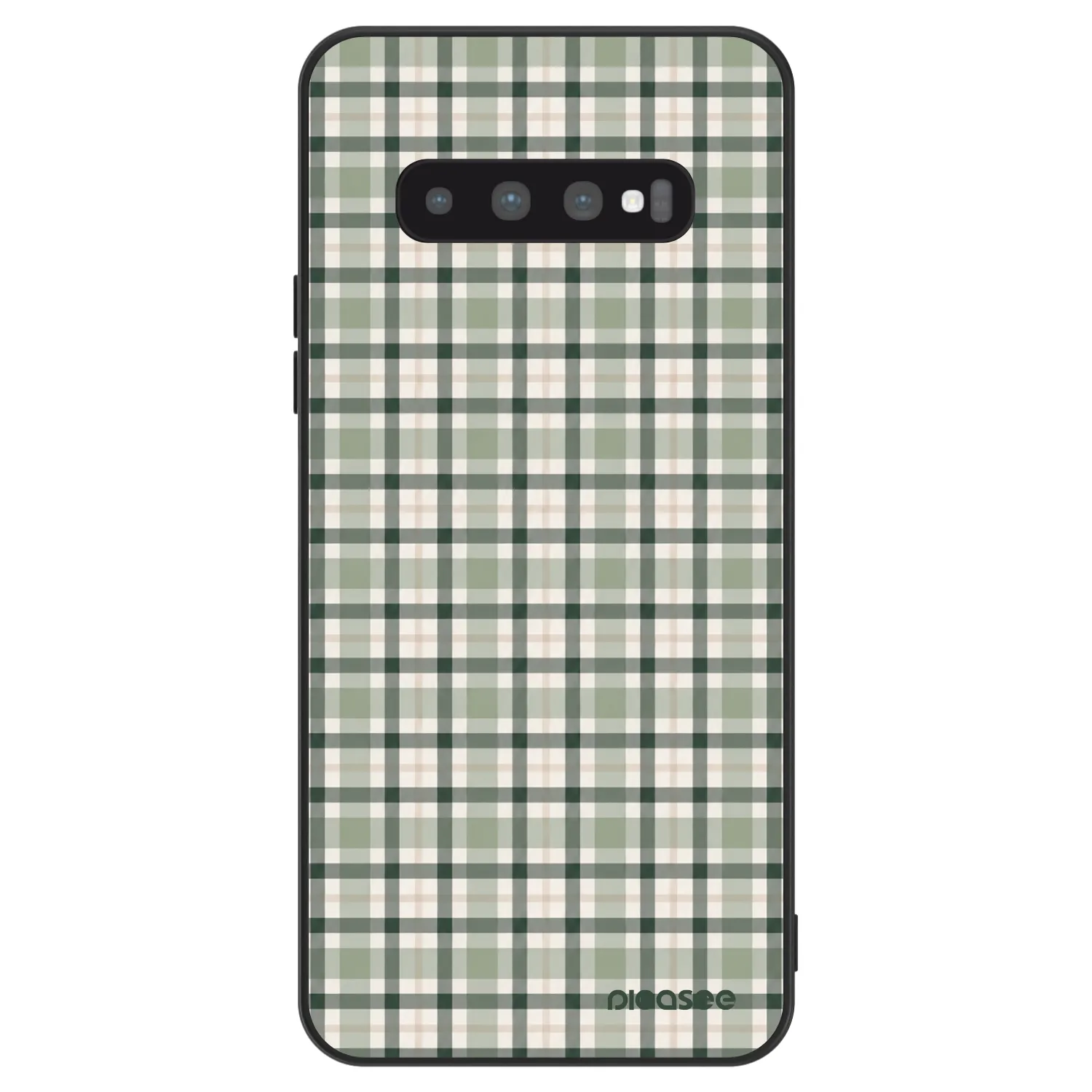 Picasee ULTIMATE CASE Samsung Galaxy S10 Plus G975 - készülékre - Sage Tartan