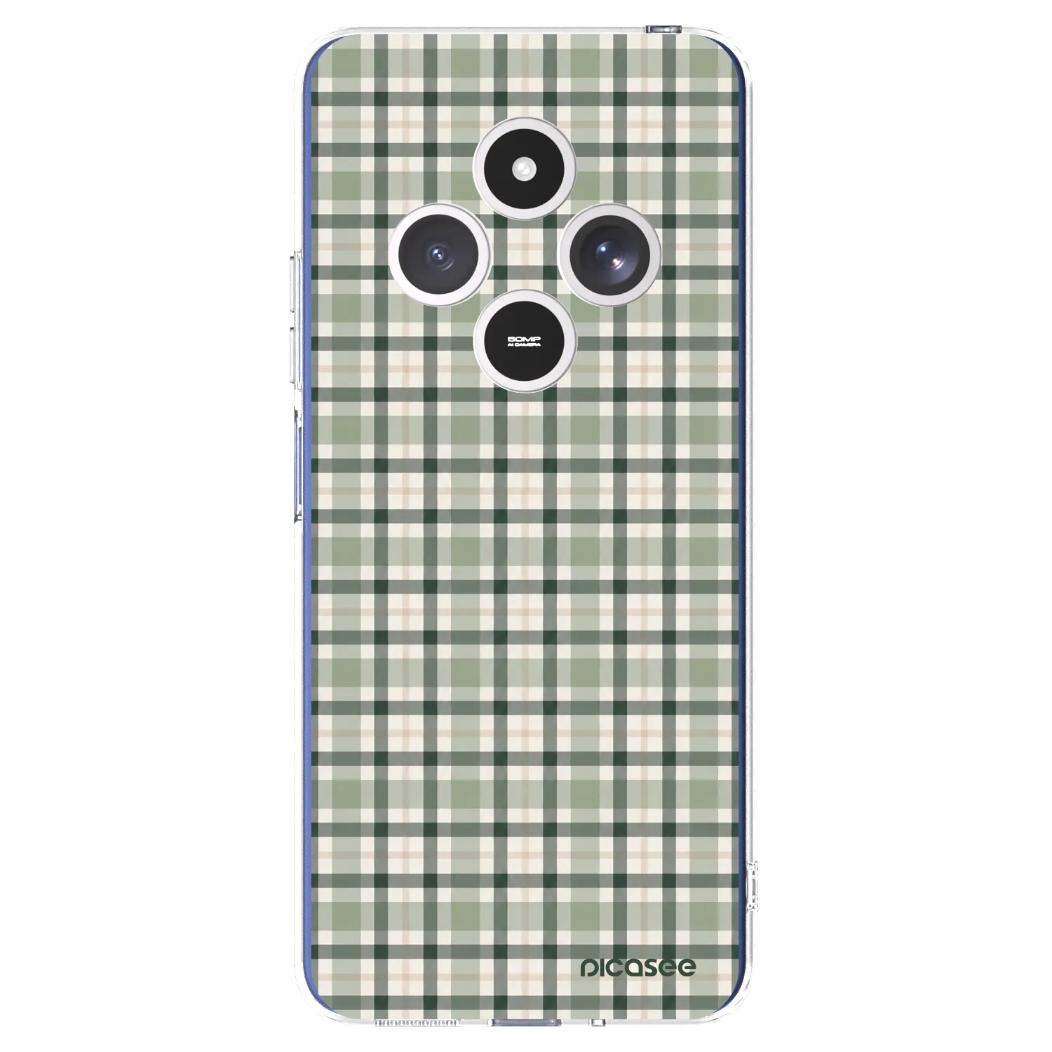 Picasee átlátszó szilikon tok az alábbi mobiltelefonokra Xiaomi Redmi 14C - Sage Tartan