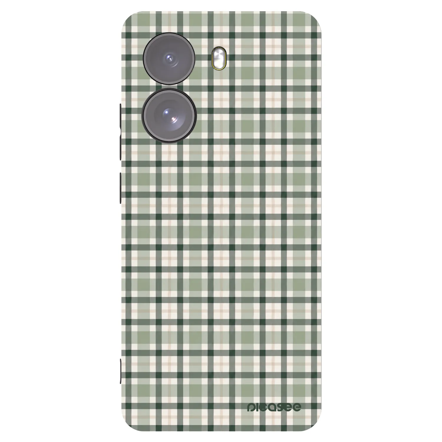Picasee fekete szilikon tok az alábbi mobiltelefonokra Xiaomi Poco X7 - Sage Tartan
