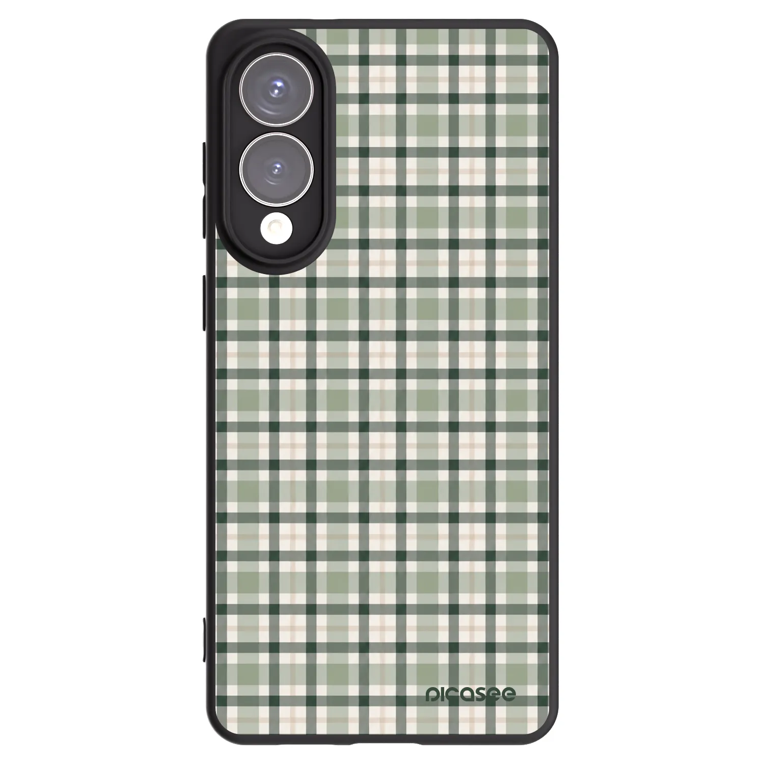 Picasee fekete szilikon tok az alábbi mobiltelefonokra Samsung Galaxy S25 Edge 5G - Sage Tartan
