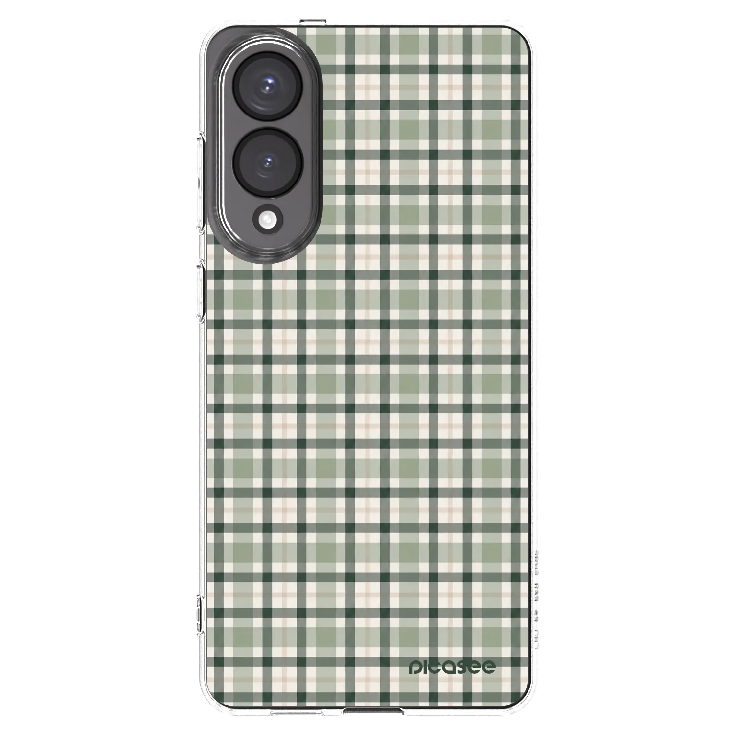 Picasee átlátszó szilikon tok az alábbi mobiltelefonokra Samsung Galaxy S25 Edge 5G - Sage Tartan