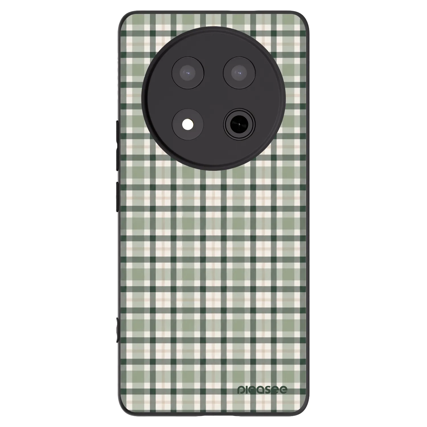 Picasee fekete szilikon tok az alábbi mobiltelefonokra Honor Magic7 Lite 5G - Sage Tartan