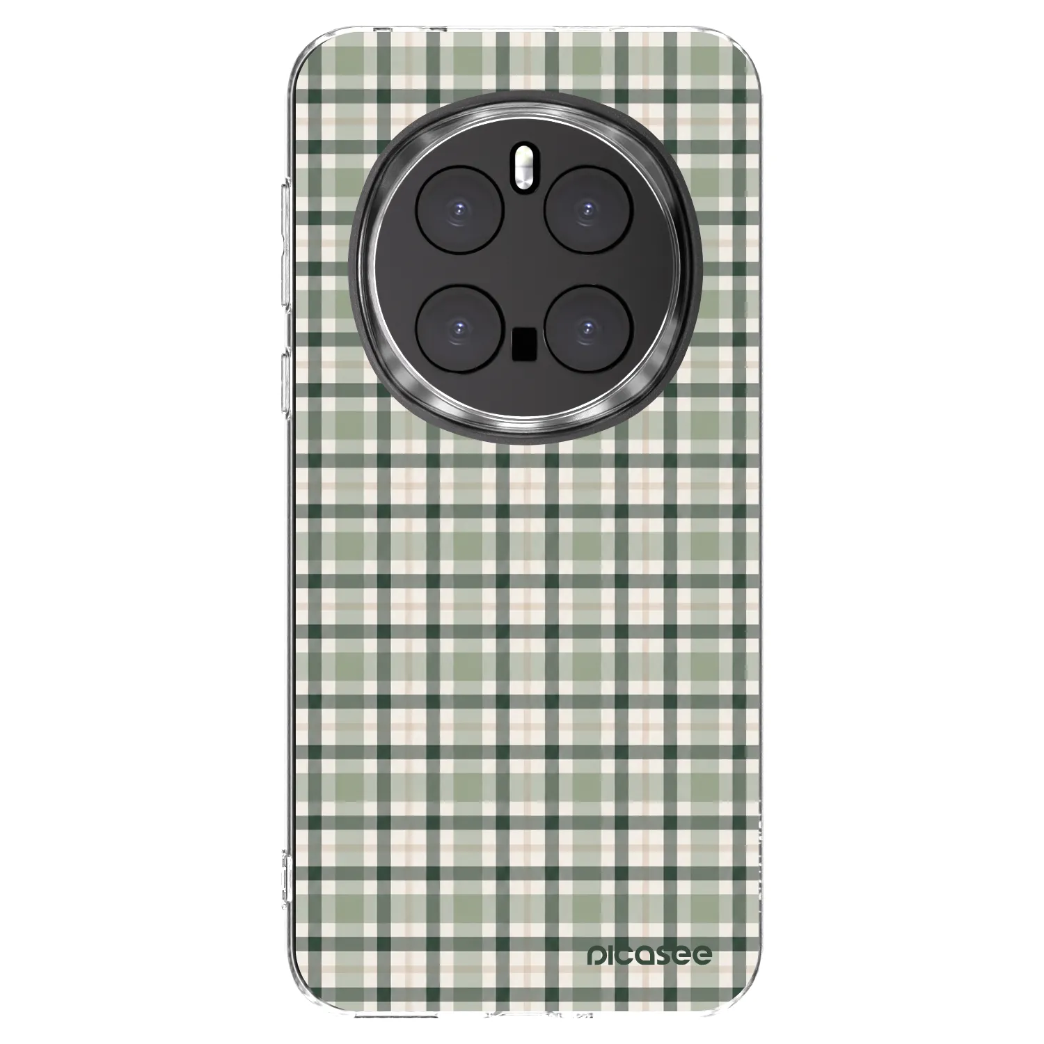 Picasee átlátszó szilikon tok az alábbi mobiltelefonokra Honor Magic7 Pro 5G - Sage Tartan