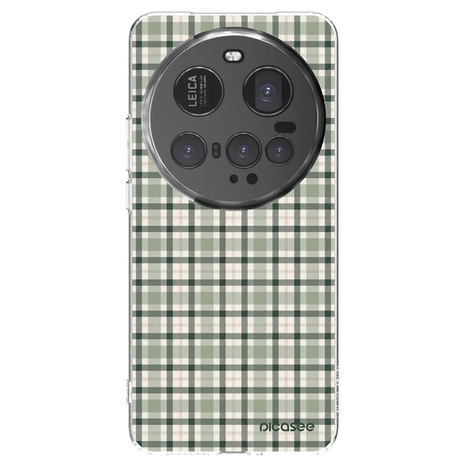 Picasee átlátszó szilikon tok az alábbi mobiltelefonokra Xiaomi 15 Ultra - Sage Tartan