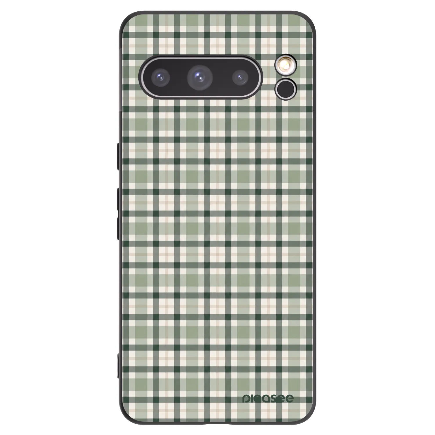 Picasee fekete szilikon tok az alábbi mobiltelefonokra Google Pixel 8 Pro - Sage Tartan