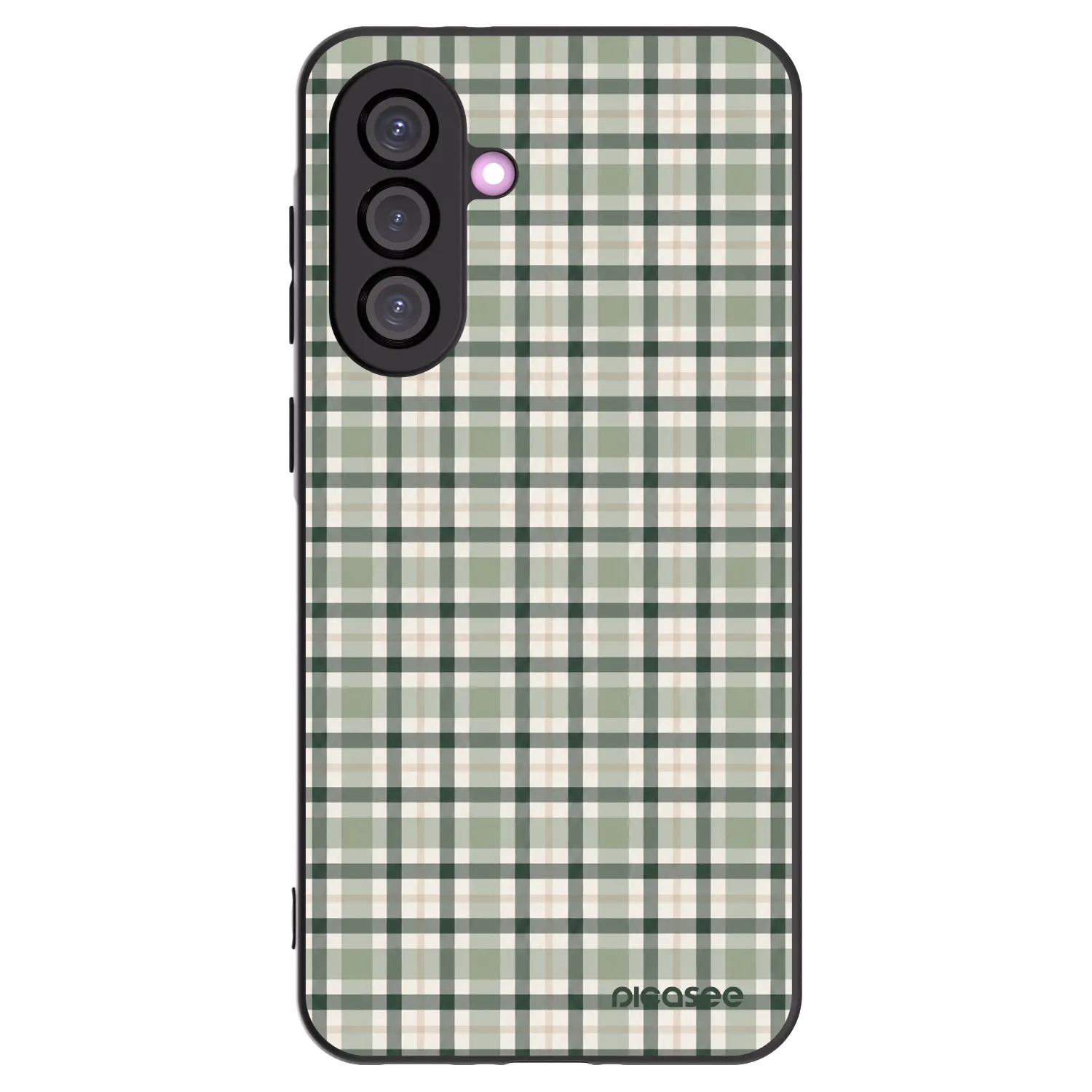Picasee fekete szilikon tok az alábbi mobiltelefonokra Samsung Galaxy A36 5G - Sage Tartan