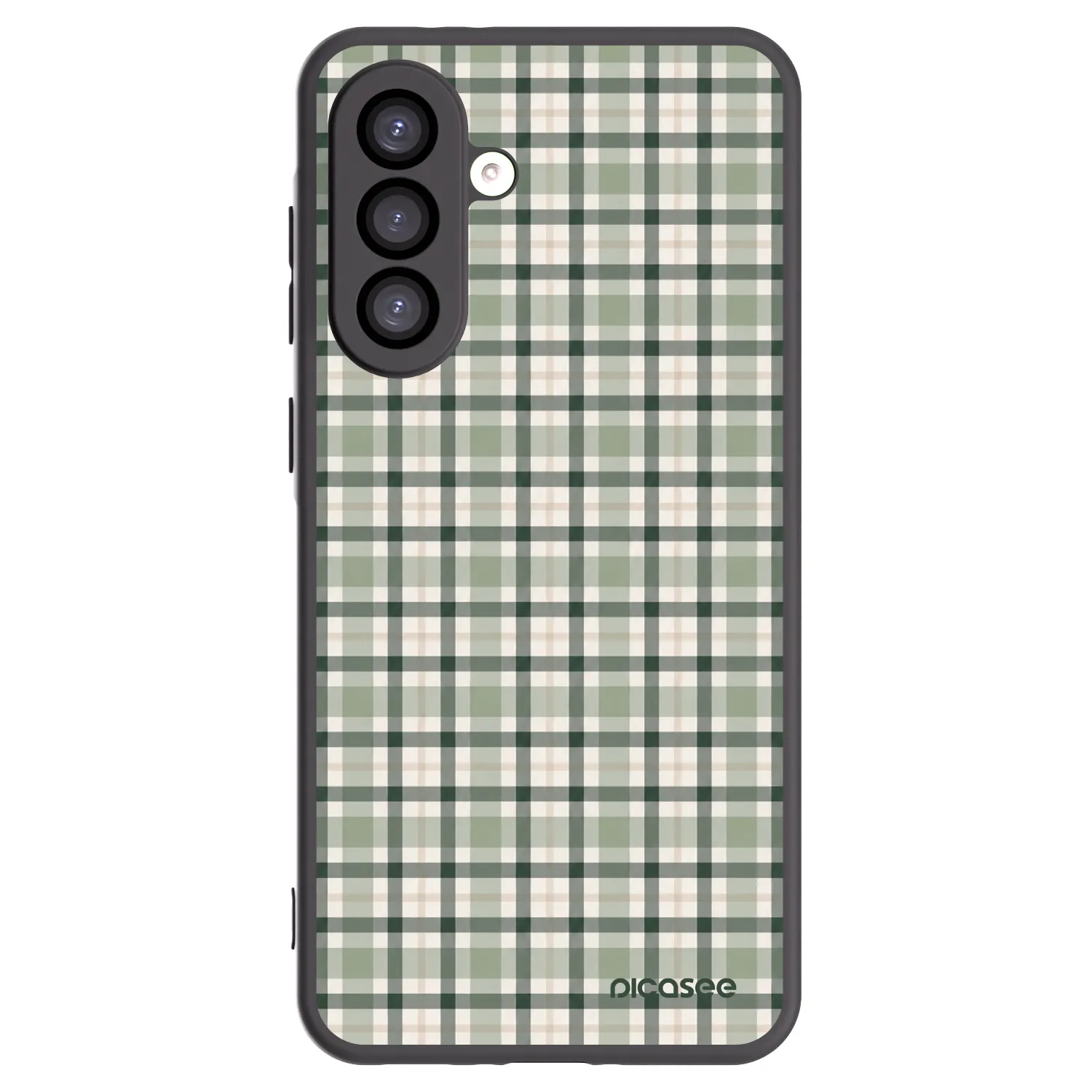 Picasee fekete szilikon tok az alábbi mobiltelefonokra Samsung Galaxy A26 5G A266B - Sage Tartan