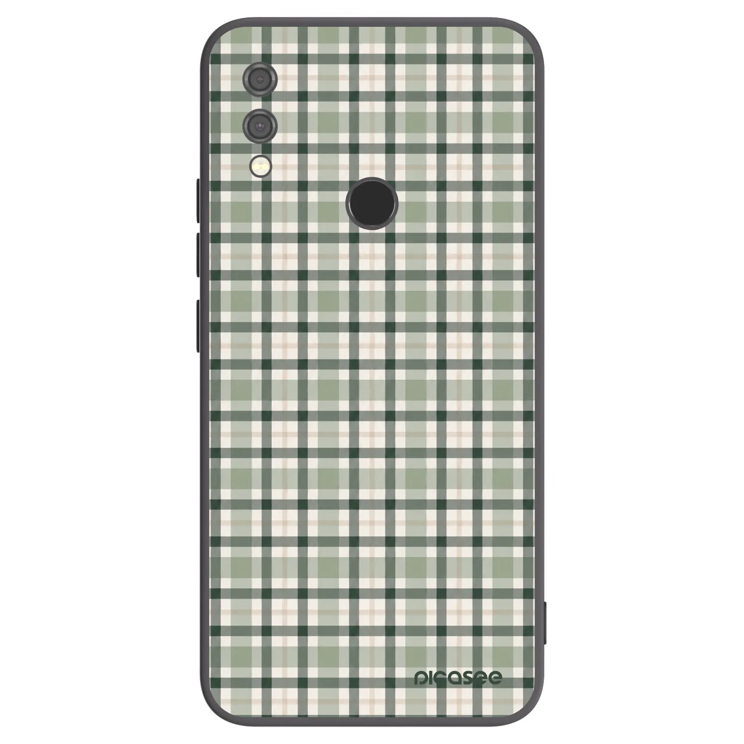 Picasee fekete szilikon tok az alábbi mobiltelefonokra Xiaomi Redmi Note 7 - Sage Tartan