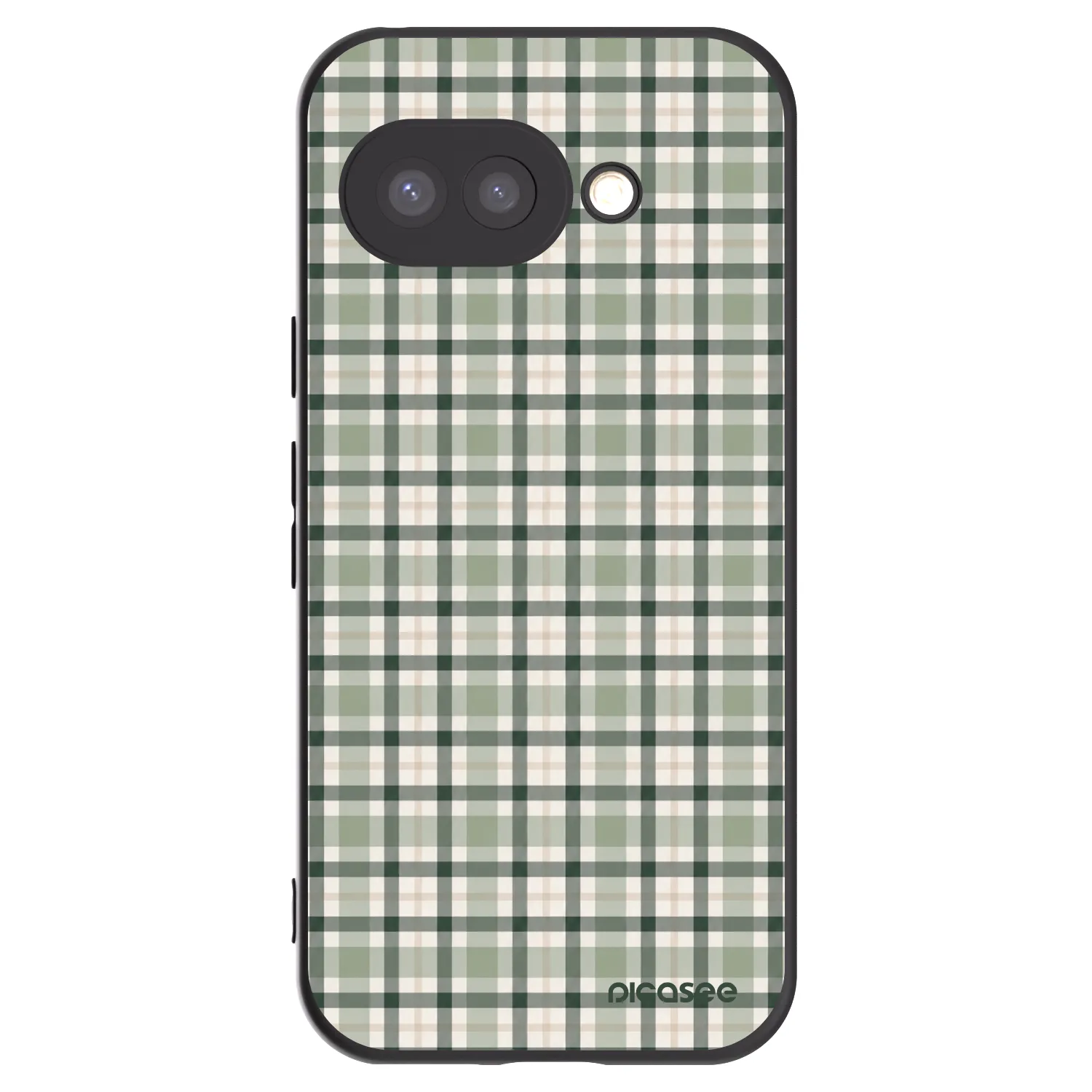 Picasee fekete szilikon tok az alábbi mobiltelefonokra Google Pixel 9a - Sage Tartan