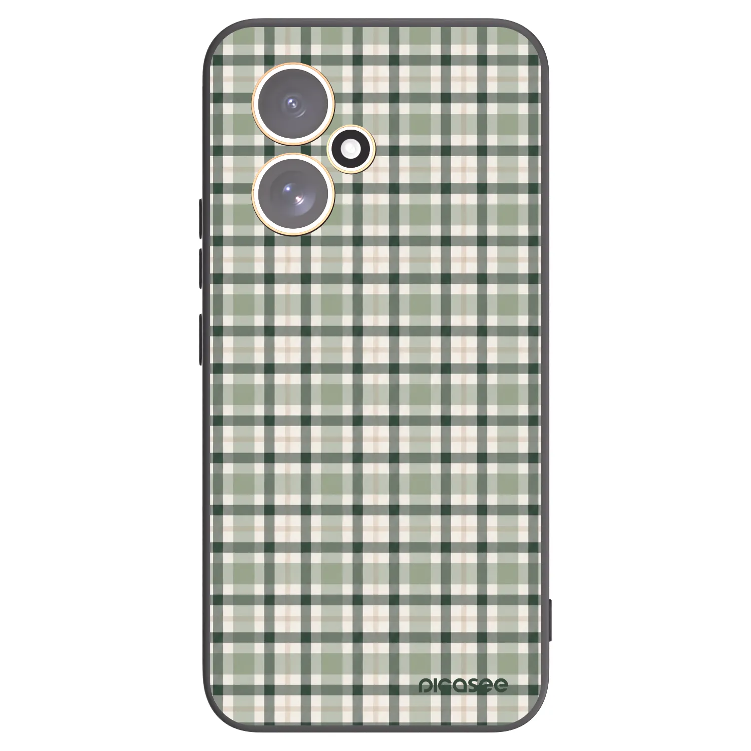Picasee fekete szilikon tok az alábbi mobiltelefonokra Honor 400 5G - Sage Tartan