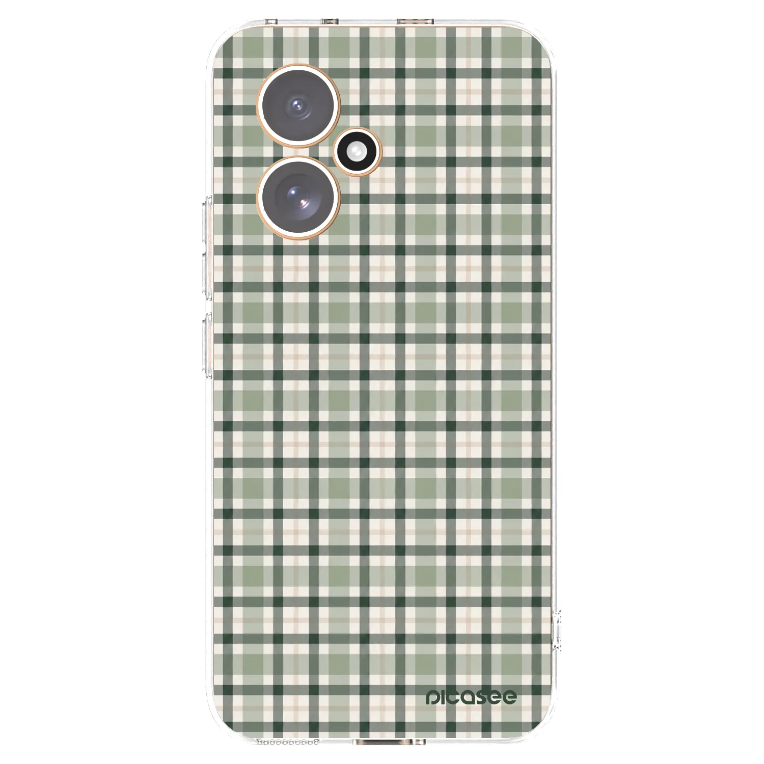 Picasee átlátszó szilikon tok az alábbi mobiltelefonokra Honor 400 5G - Sage Tartan