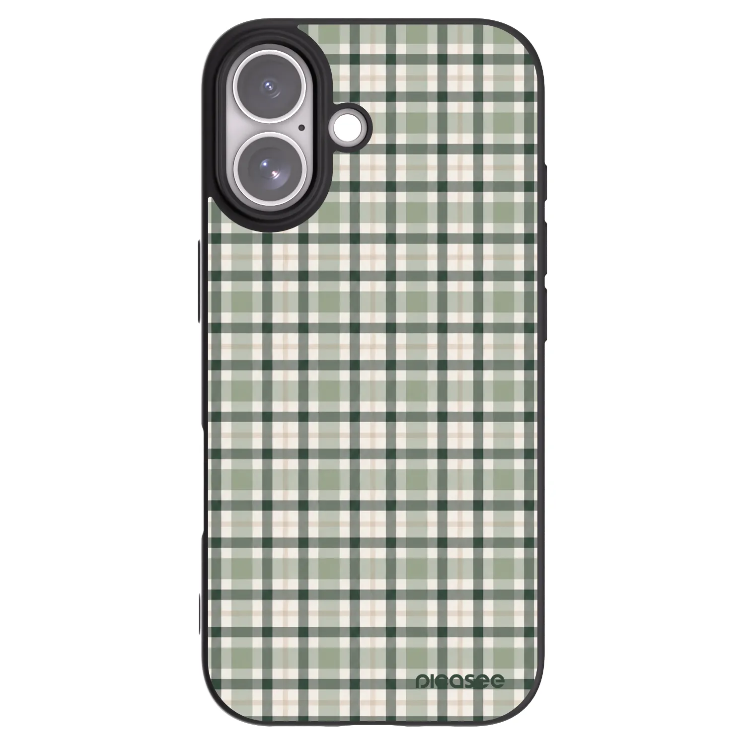Picasee fekete szilikon tok az alábbi mobiltelefonokra Apple iPhone 17 - Sage Tartan
