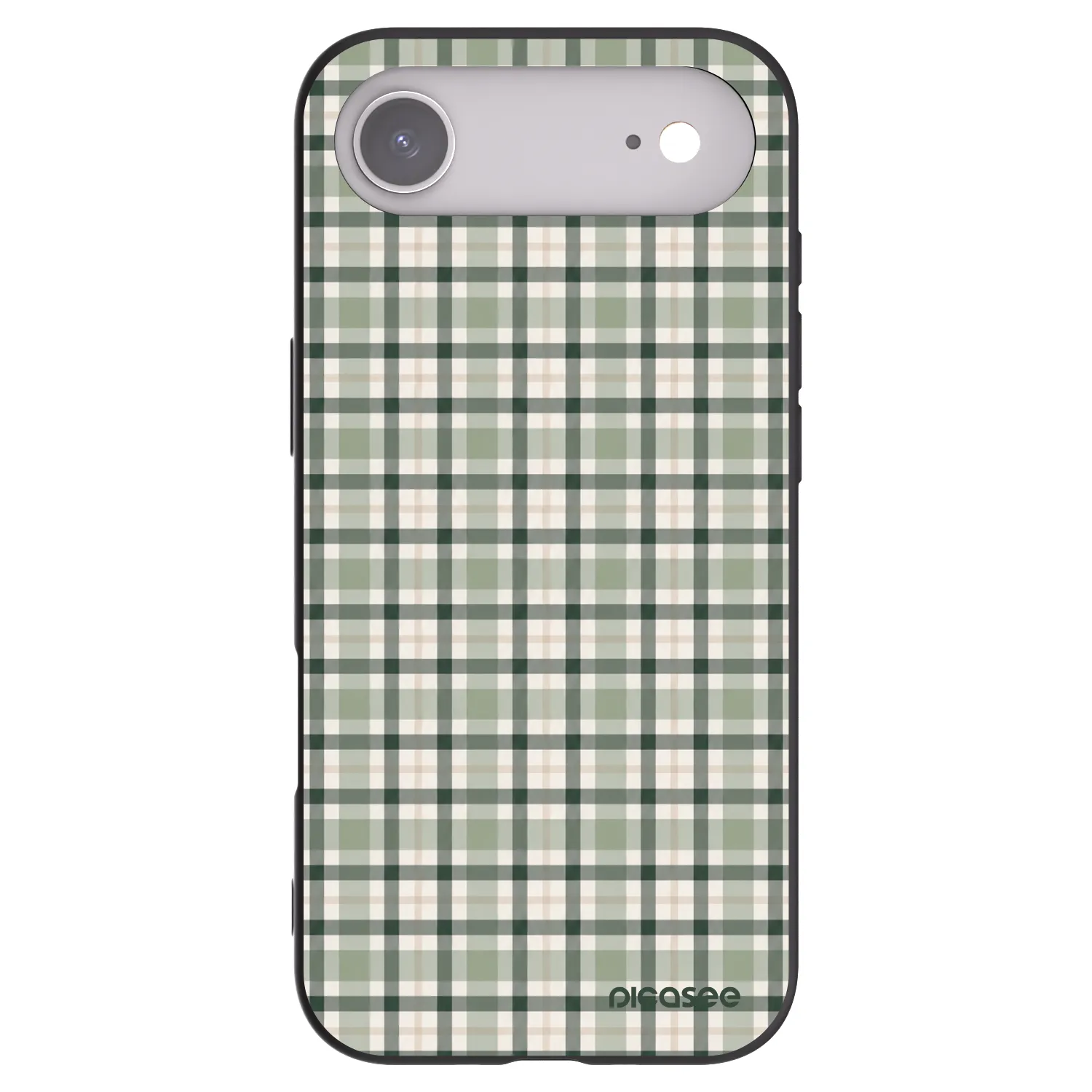 Picasee fekete szilikon tok az alábbi mobiltelefonokra Apple iPhone Air - Sage Tartan