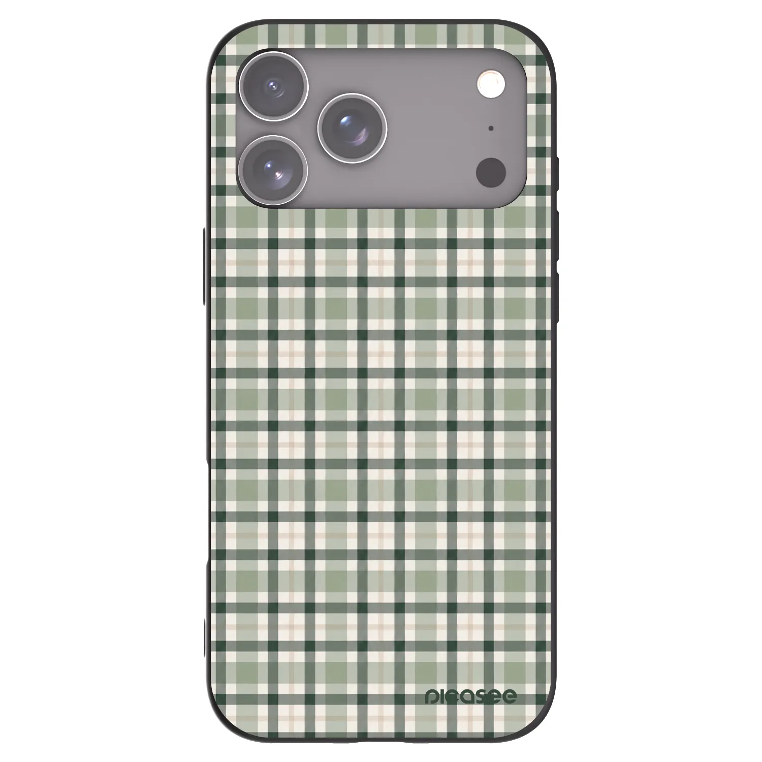 Picasee fekete szilikon tok az alábbi mobiltelefonokra Apple iPhone 17 Pro Max - Sage Tartan