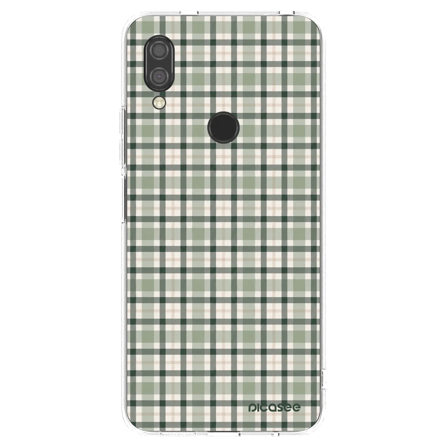 Picasee átlátszó szilikon tok az alábbi mobiltelefonokra Xiaomi Redmi 7 - Sage Tartan