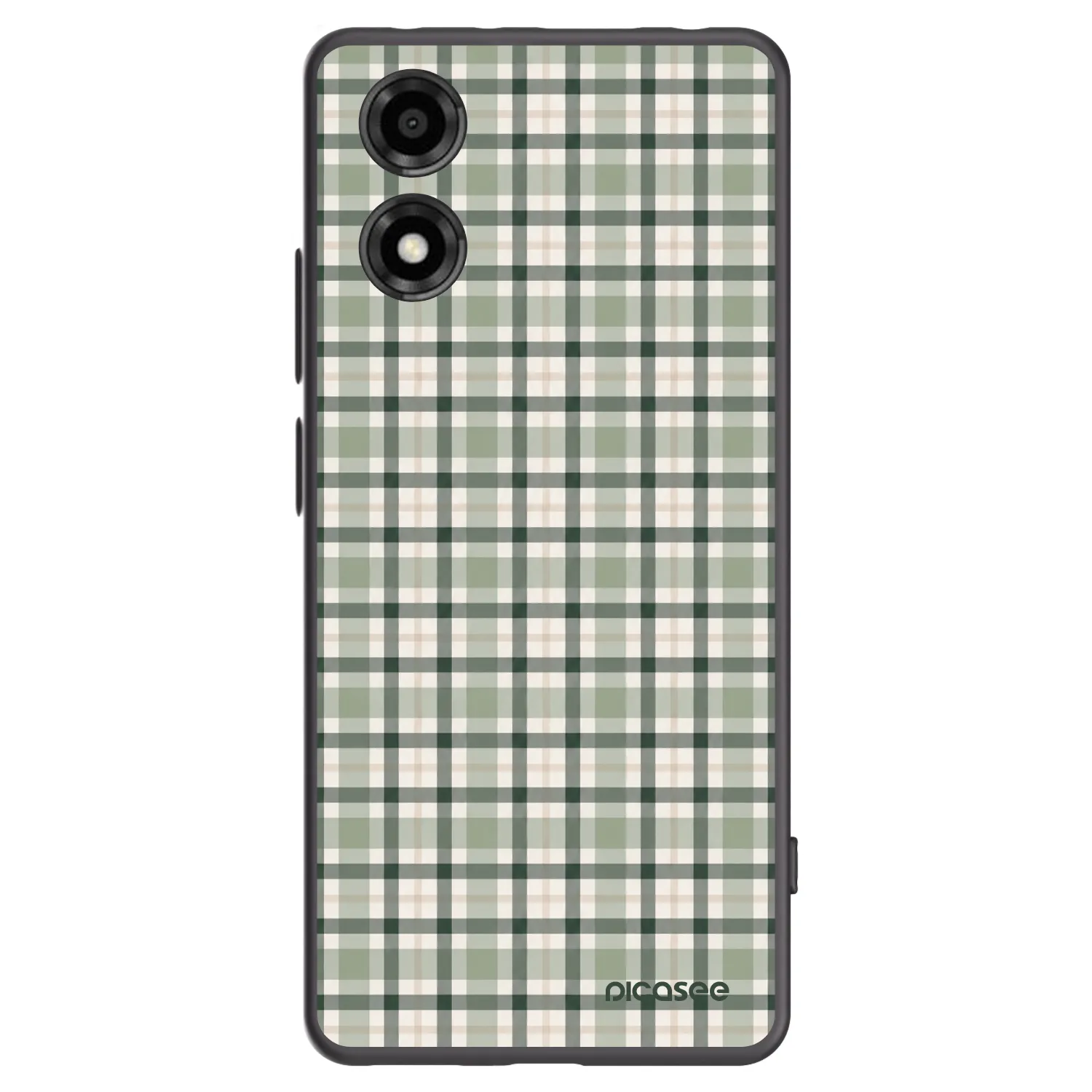 Picasee fekete szilikon tok az alábbi mobiltelefonokra Motorola Moto E14 - Sage Tartan