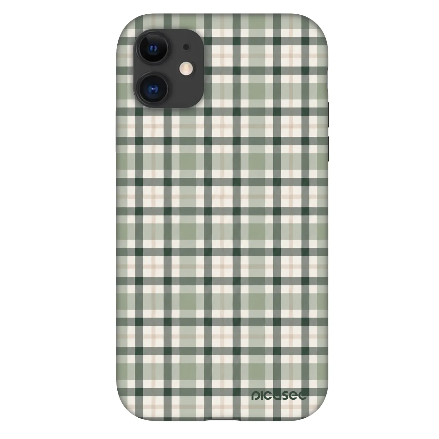 Picasee Fashion Case Apple iPhone 11 - Sage Tartan