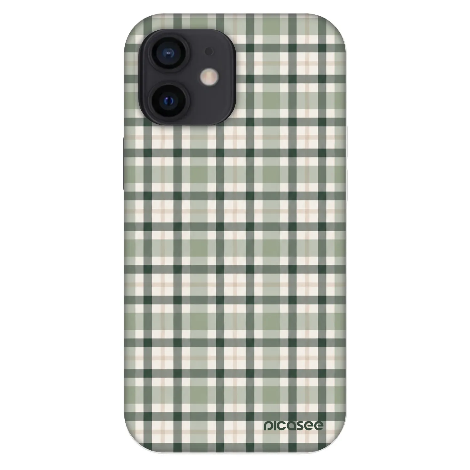 Picasee Fashion Case Apple iPhone 12 mini - Sage Tartan