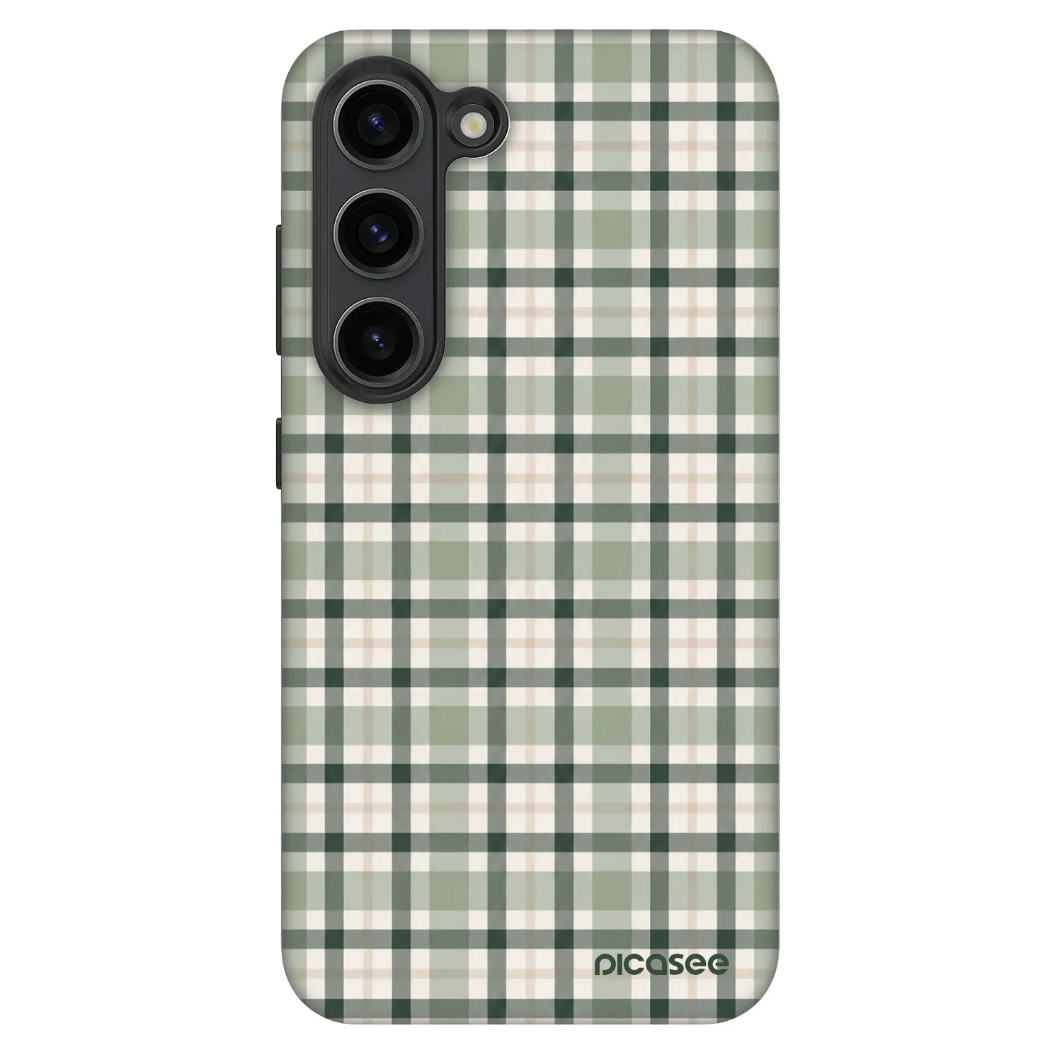 Picasee Fashion Case Samsung Galaxy S23+ 5G - Sage Tartan