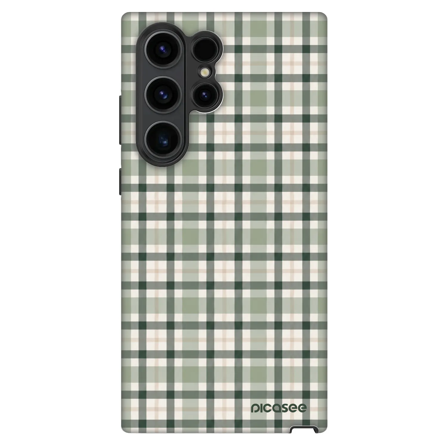 Picasee Fashion Case Samsung Galaxy S23 Ultra 5G - Sage Tartan