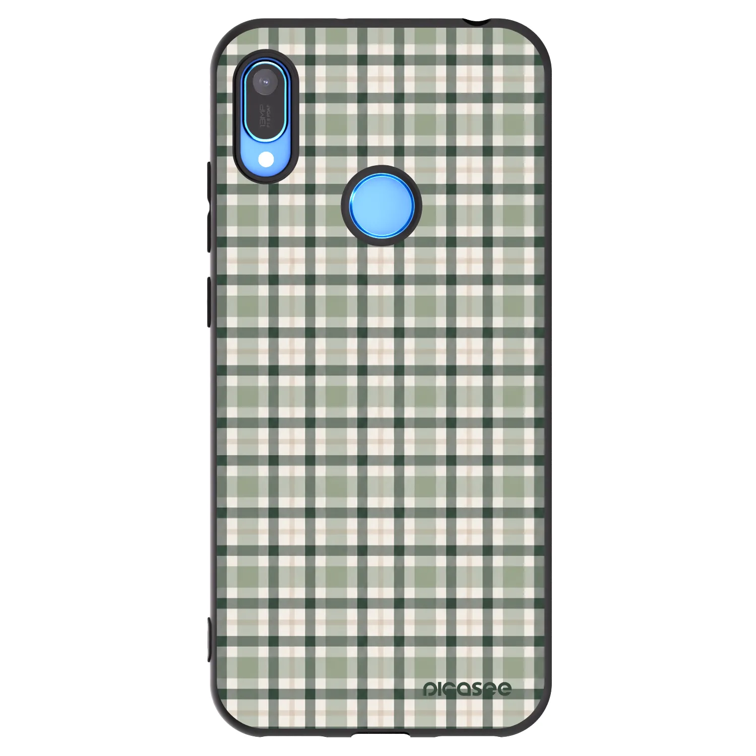 Picasee fekete szilikon tok az alábbi mobiltelefonokra Huawei Y6 2019 - Sage Tartan