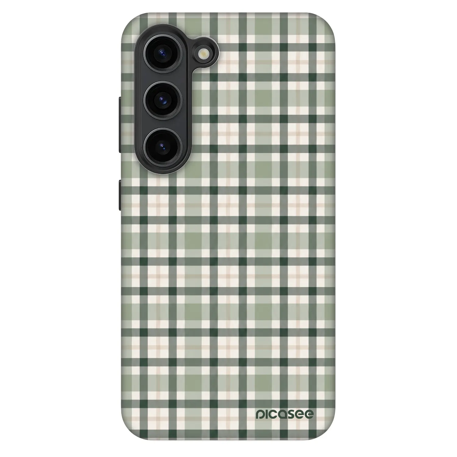 Picasee Fashion Case Samsung Galaxy S23 5G - Sage Tartan