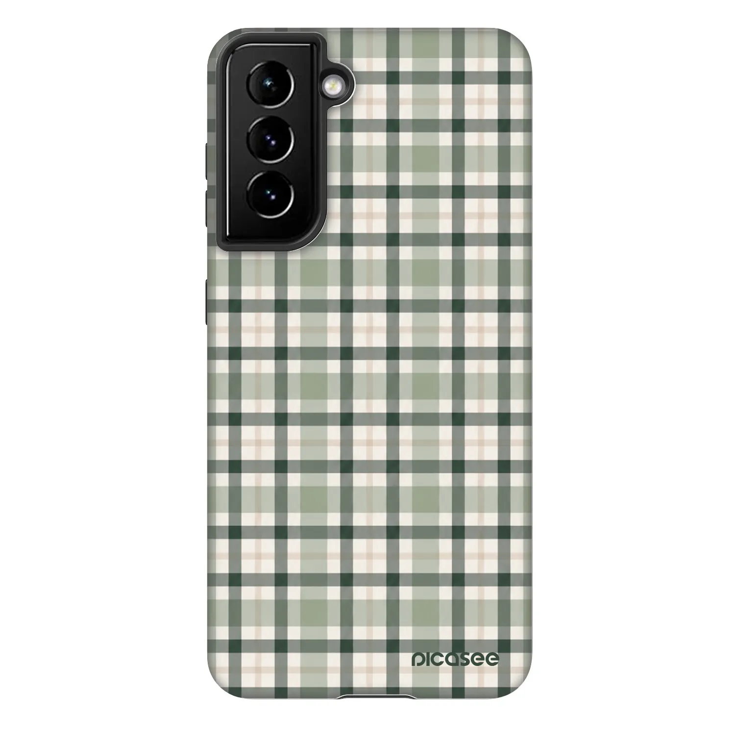 Picasee Fashion Case Samsung Galaxy S21 FE 5G - Sage Tartan