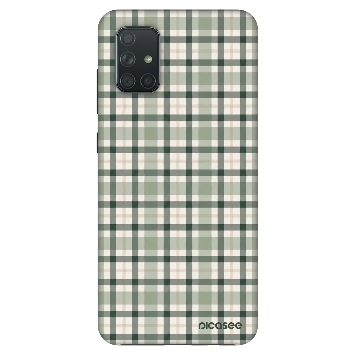 Picasee Fashion Case Samsung Galaxy A71 A715F - Sage Tartan