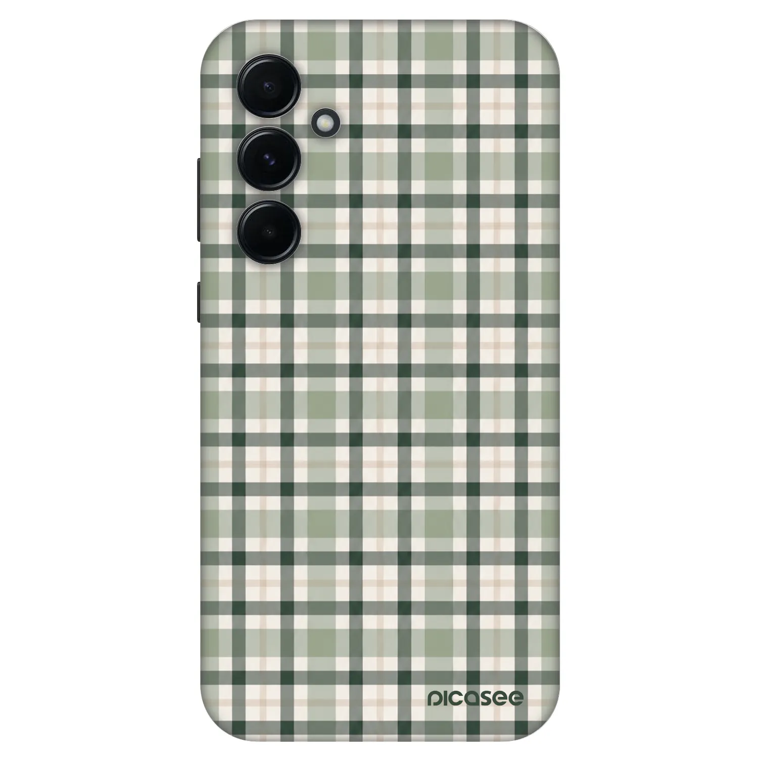 Picasee Fashion Case Samsung Galaxy A55 5G A556B - Sage Tartan