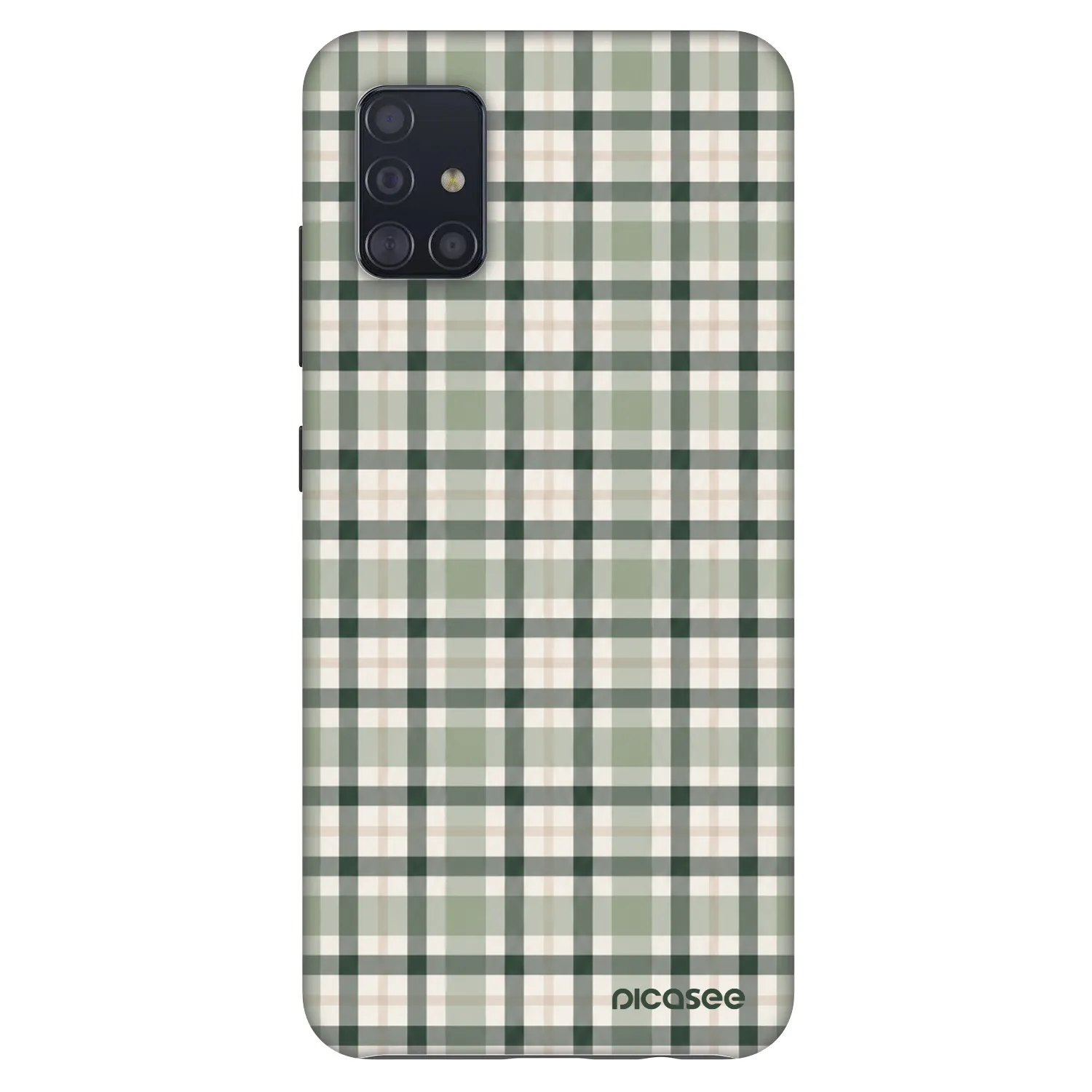 Picasee Fashion Case Samsung Galaxy A51 A515F - Sage Tartan