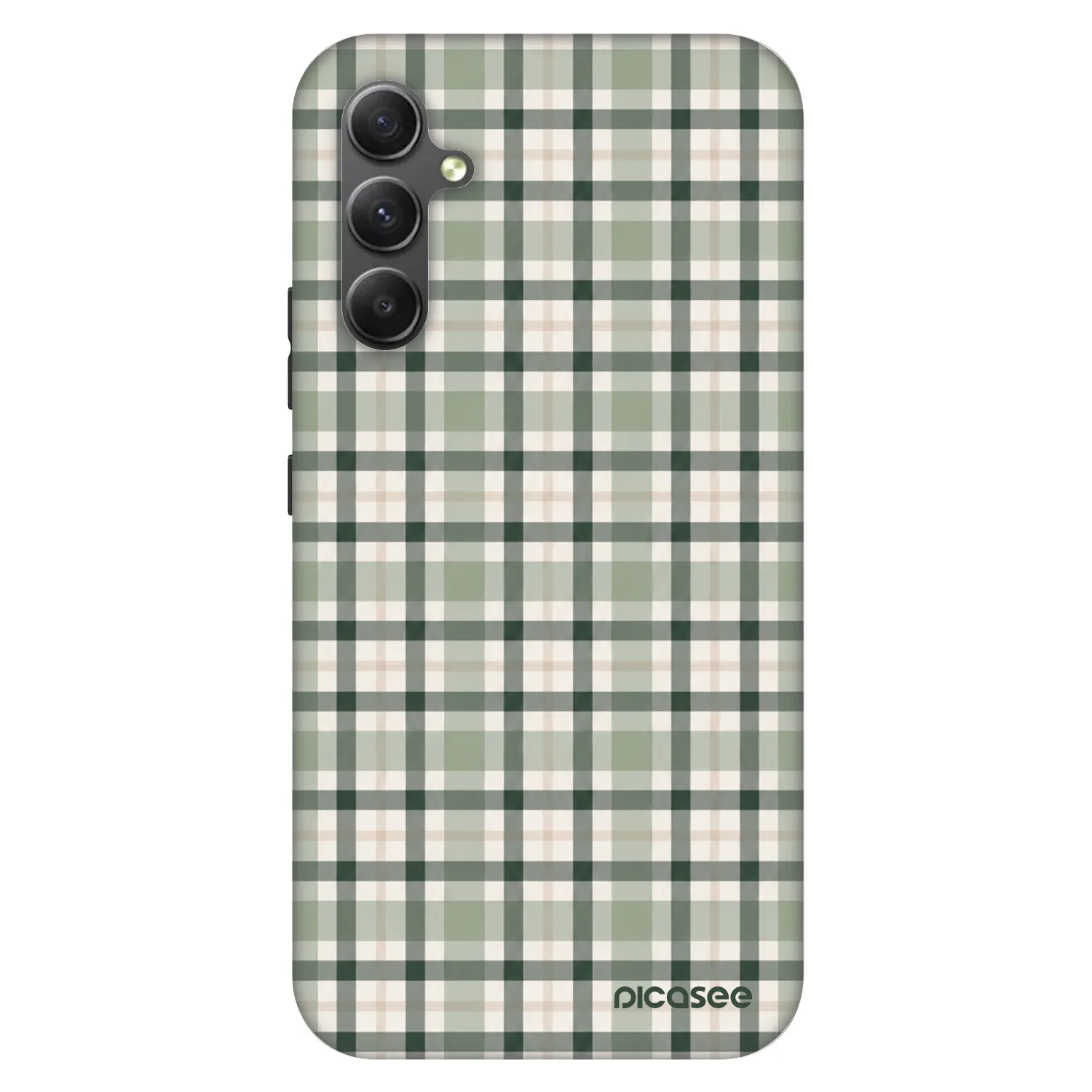Picasee Fashion Case Samsung Galaxy A34 5G A346B - Sage Tartan