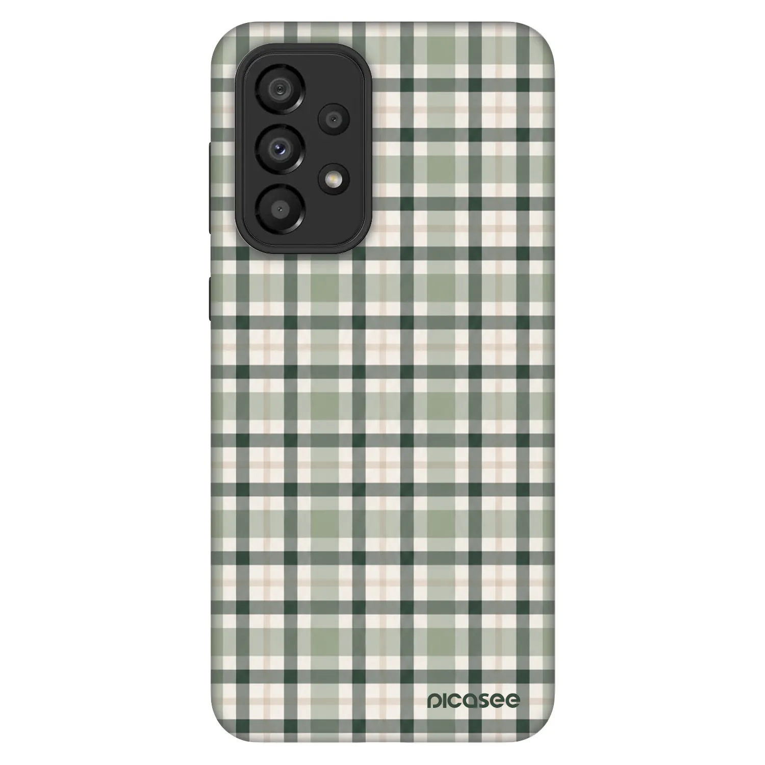 Picasee Fashion Case Samsung Galaxy A33 5G A336 - Sage Tartan