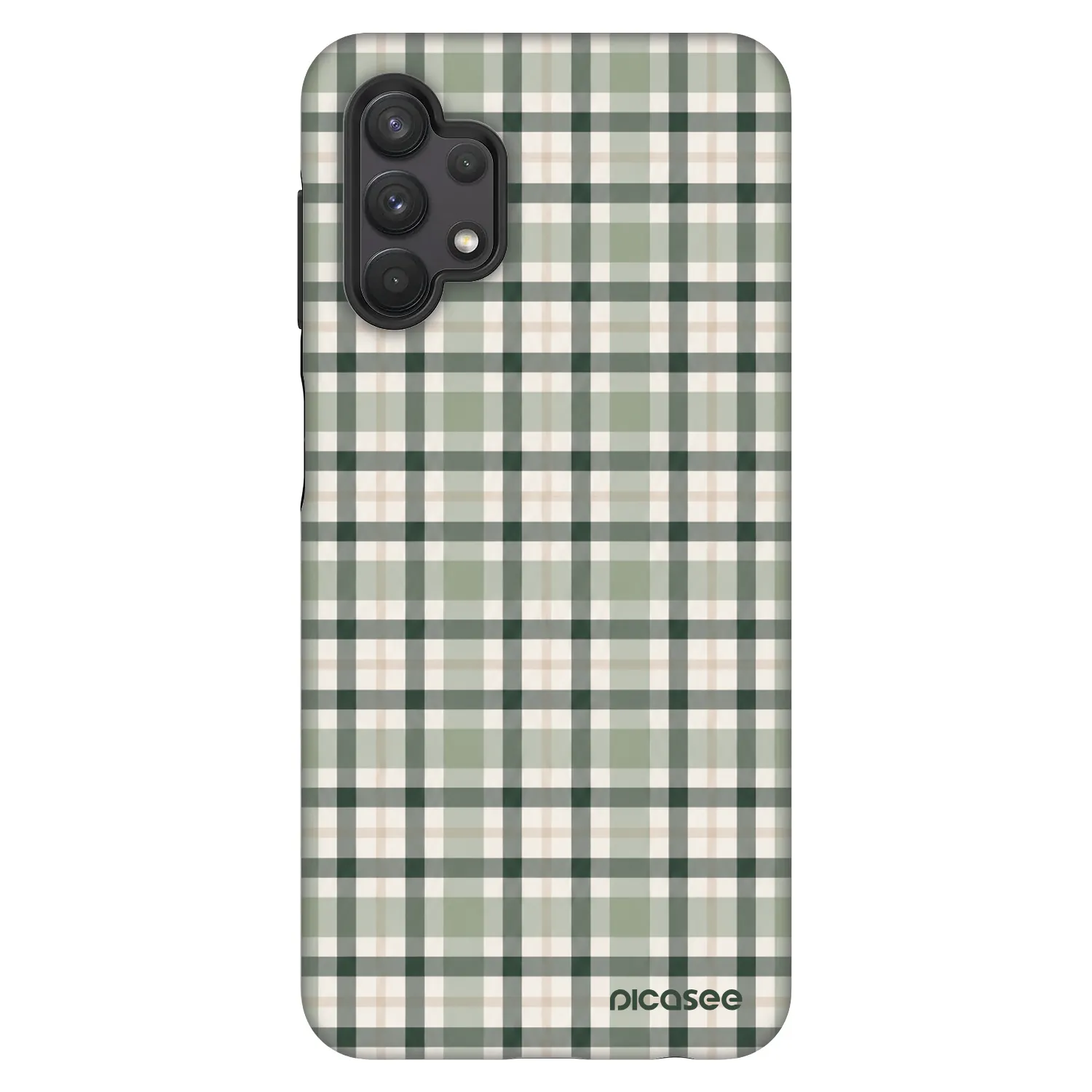 Picasee Fashion Case Samsung Galaxy A32 5G A326B - Sage Tartan