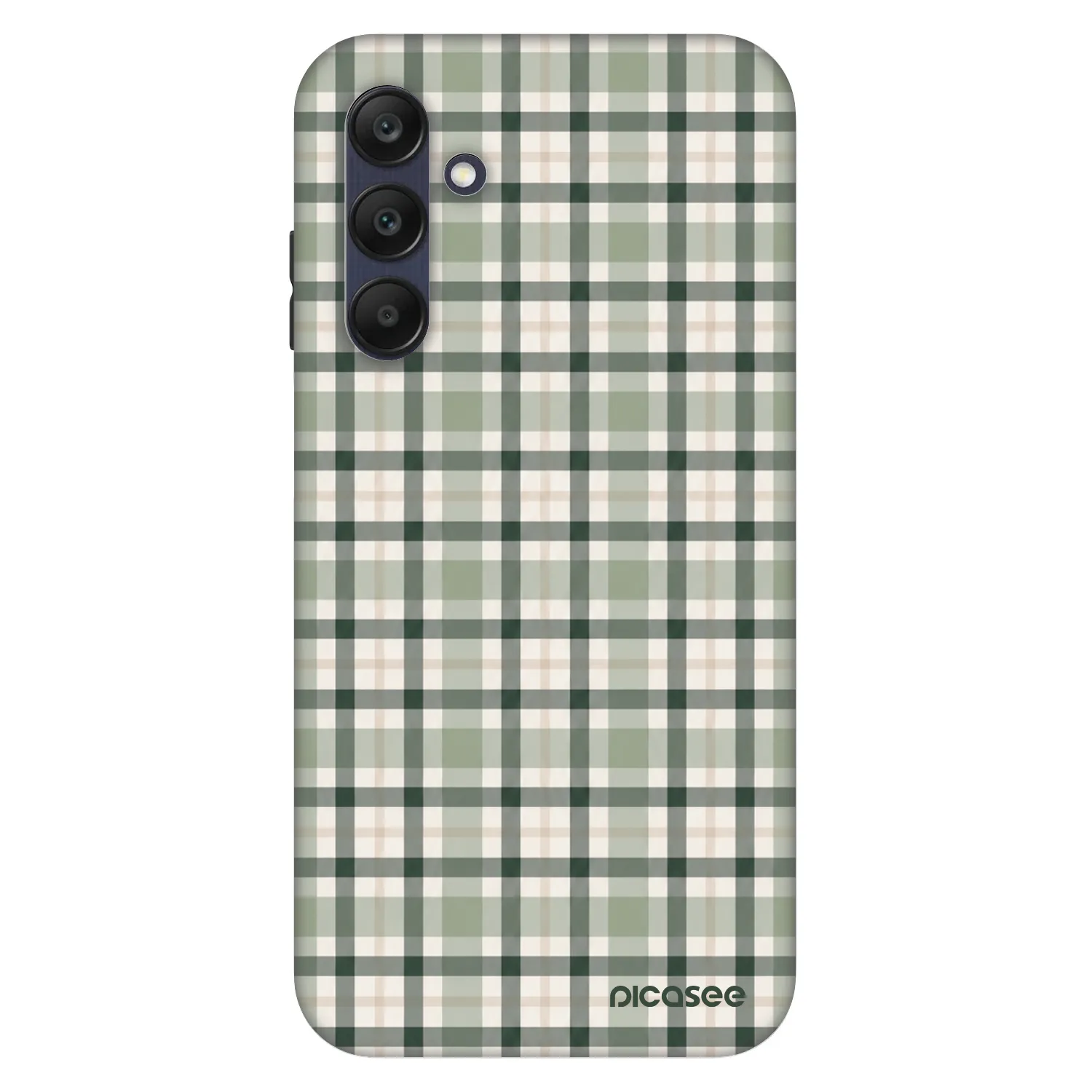 Picasee Fashion Case Samsung Galaxy A25 A256B 5G - Sage Tartan