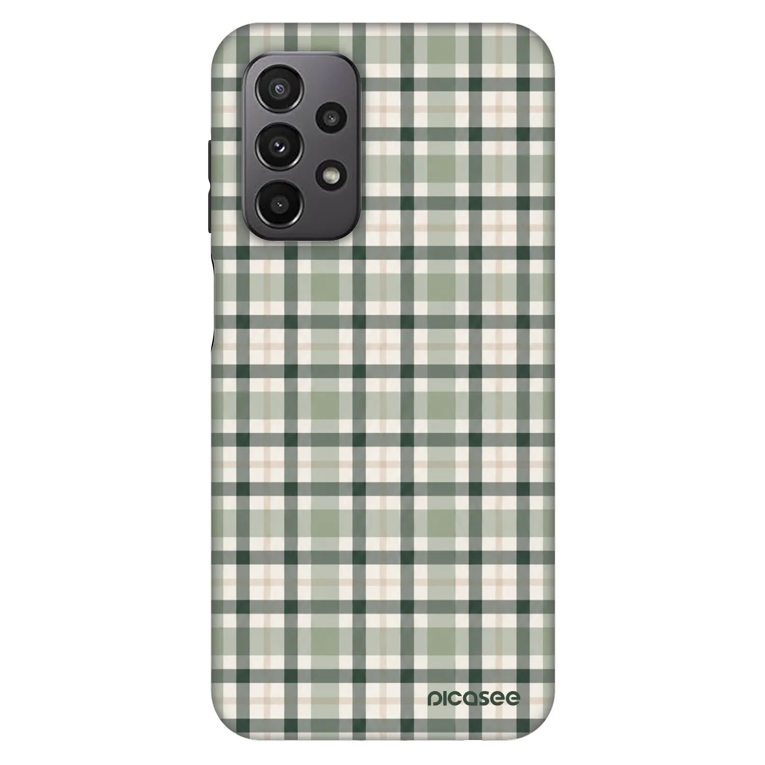 Picasee Fashion Case Samsung Galaxy A23 A236B 5G - Sage Tartan
