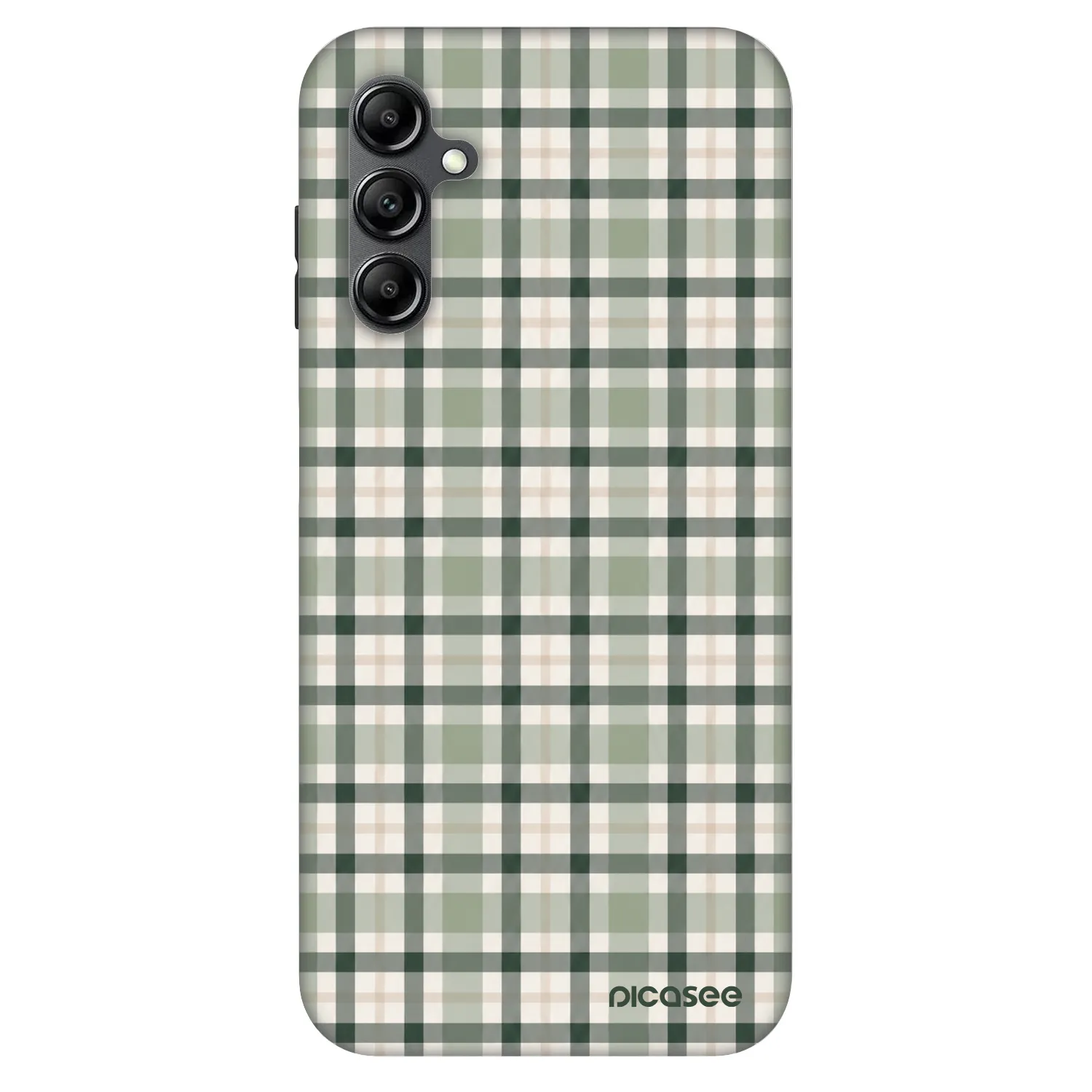 Picasee Fashion Case Samsung Galaxy A14 4G A145R - Sage Tartan