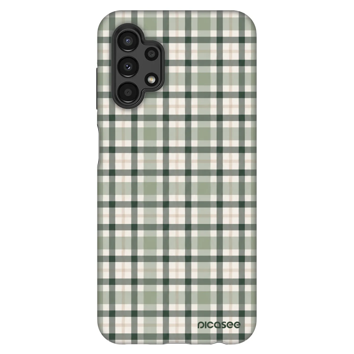 Picasee Fashion Case Samsung Galaxy A13 4G A135 - Sage Tartan