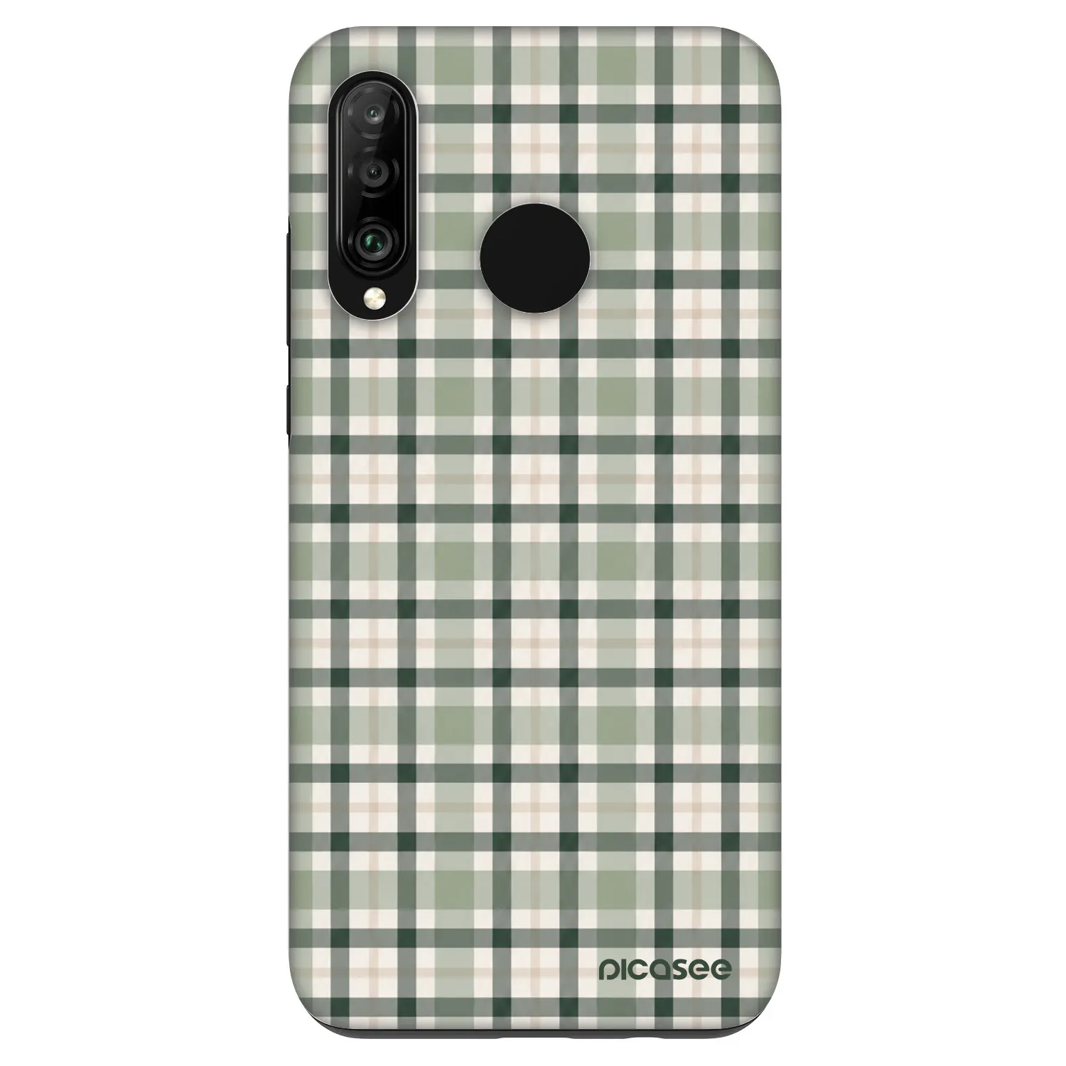 Picasee Fashion Case Huawei P30 Lite - Sage Tartan