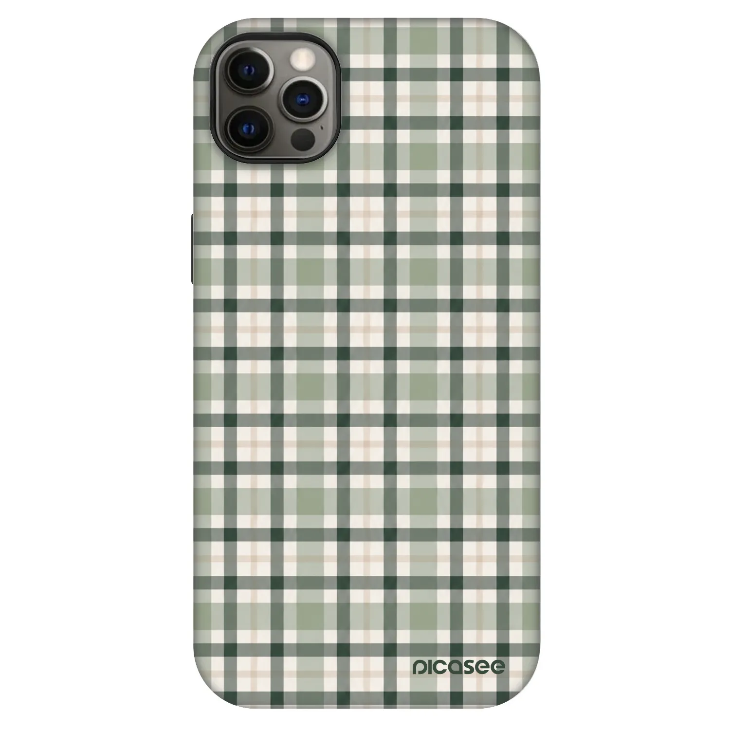 Picasee Fashion Case MagSafe Apple iPhone 12 Pro Max - Sage Tartan