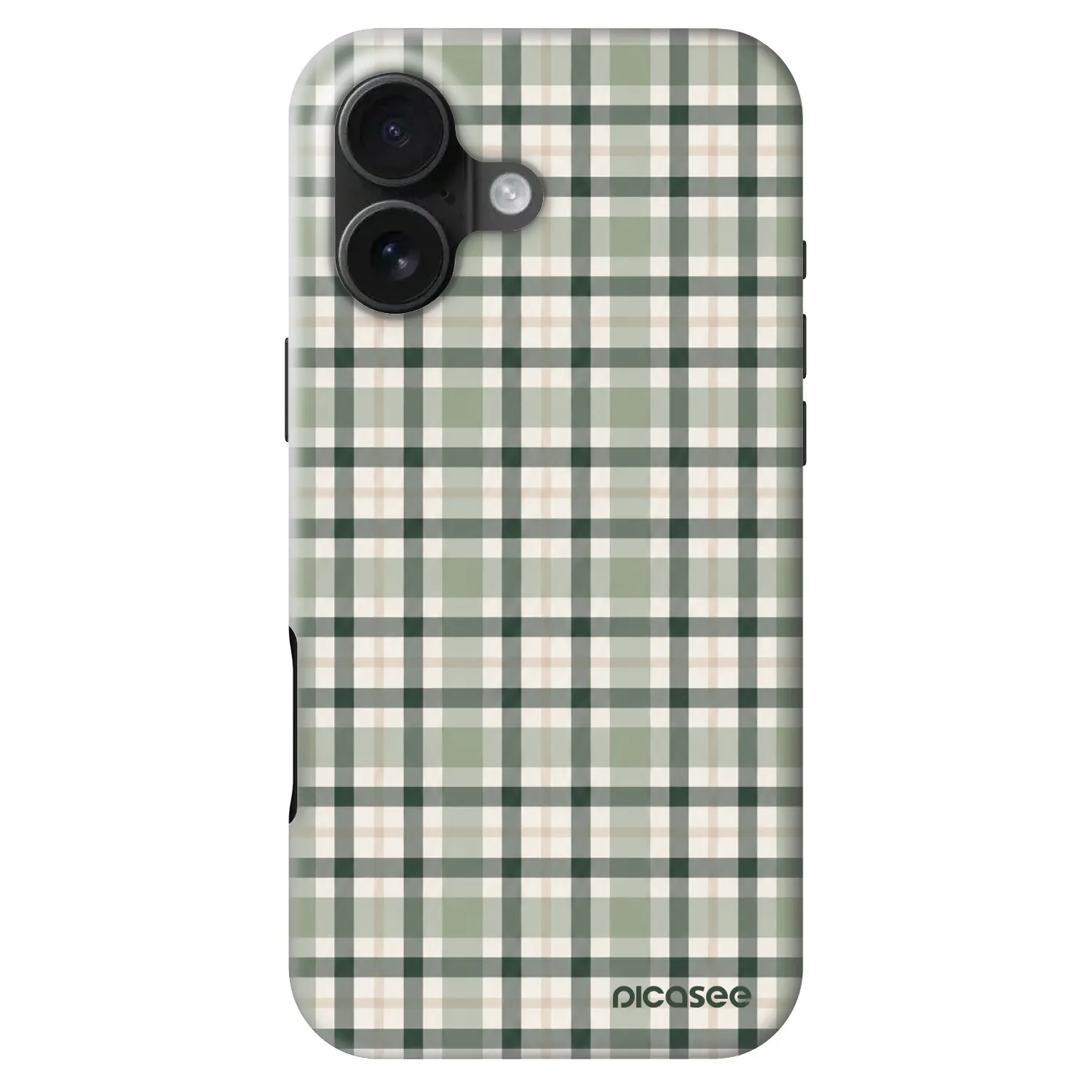 Picasee Fashion Case MagSafe Apple iPhone 16 - Sage Tartan