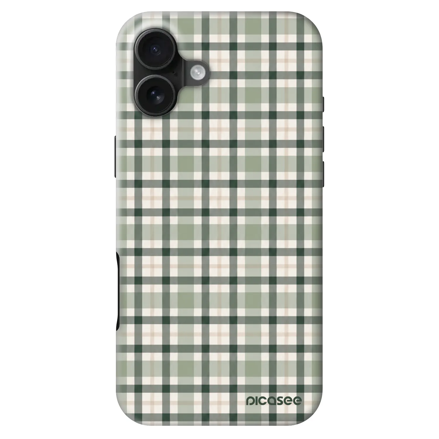 Picasee Fashion Case MagSafe Apple iPhone 16 Plus - Sage Tartan