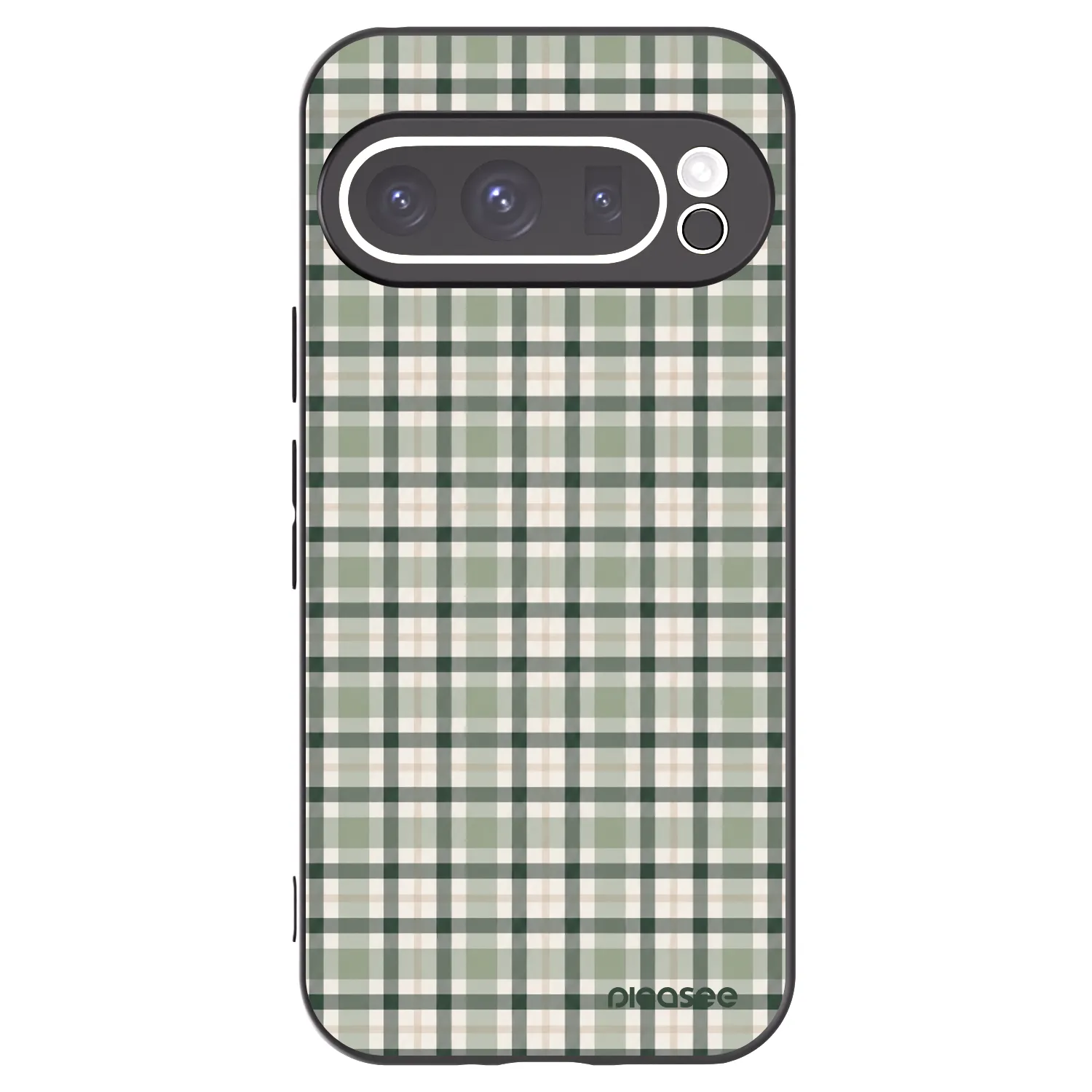 Picasee fekete szilikon tok az alábbi mobiltelefonokra Google Pixel 9 Pro XL - Sage Tartan