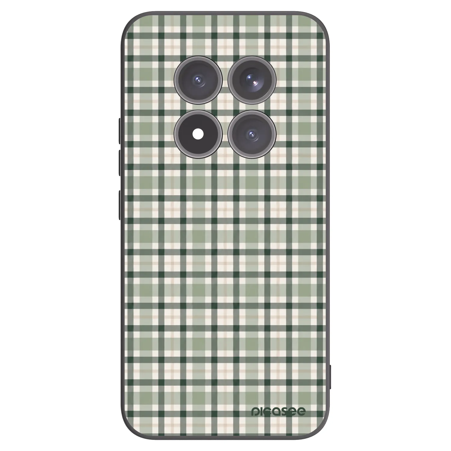 Picasee fekete szilikon tok az alábbi mobiltelefonokra Xiaomi Redmi Note 15 Pro+ - Sage Tartan