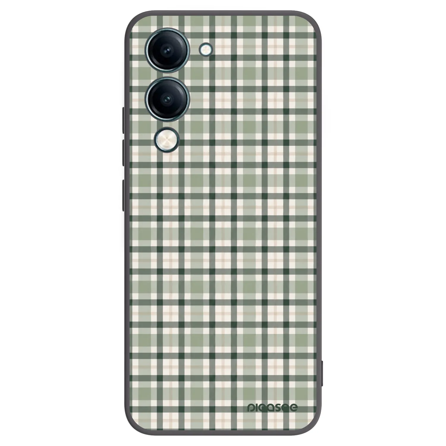 Picasee fekete szilikon tok az alábbi mobiltelefonokra Vivo Y29s 5G - Sage Tartan