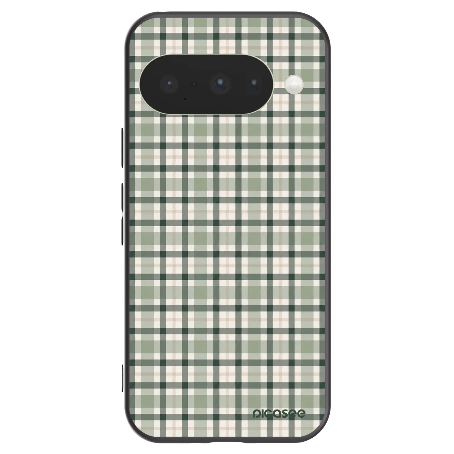 Picasee fekete szilikon tok az alábbi mobiltelefonokra Google Pixel 10 - Sage Tartan