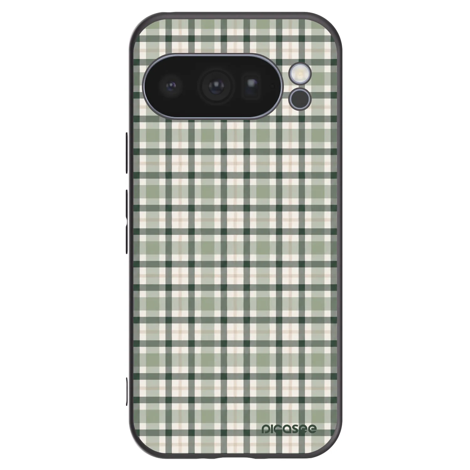 Picasee fekete szilikon tok az alábbi mobiltelefonokra Google Pixel 10 Pro - Sage Tartan