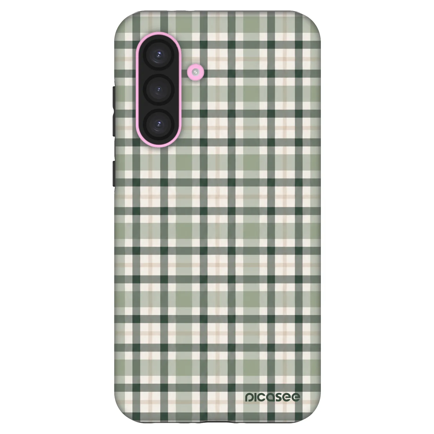 Picasee Fashion Case Samsung Galaxy A56 5G A566B - Sage Tartan